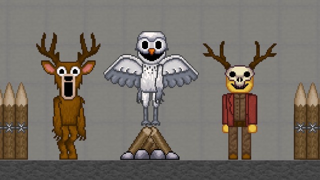 99 in the Forest Playground pixel sandbox screenshot