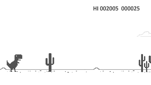 Dinosaur Game gameplay screenshot