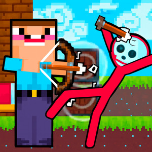 Noob Archer vs Stickman Zombie gameplay screenshot