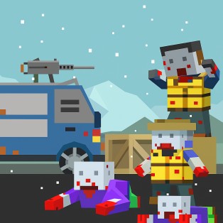 Zombie Derby: Pixel Survival gameplay screenshot